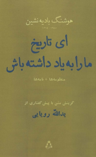 تصویر  ای تاریخ ما را به یاد داشته باش به همراه منظومه ی چهره ی طبیعت،نامه ها،شعرها (شعر معاصر 49)